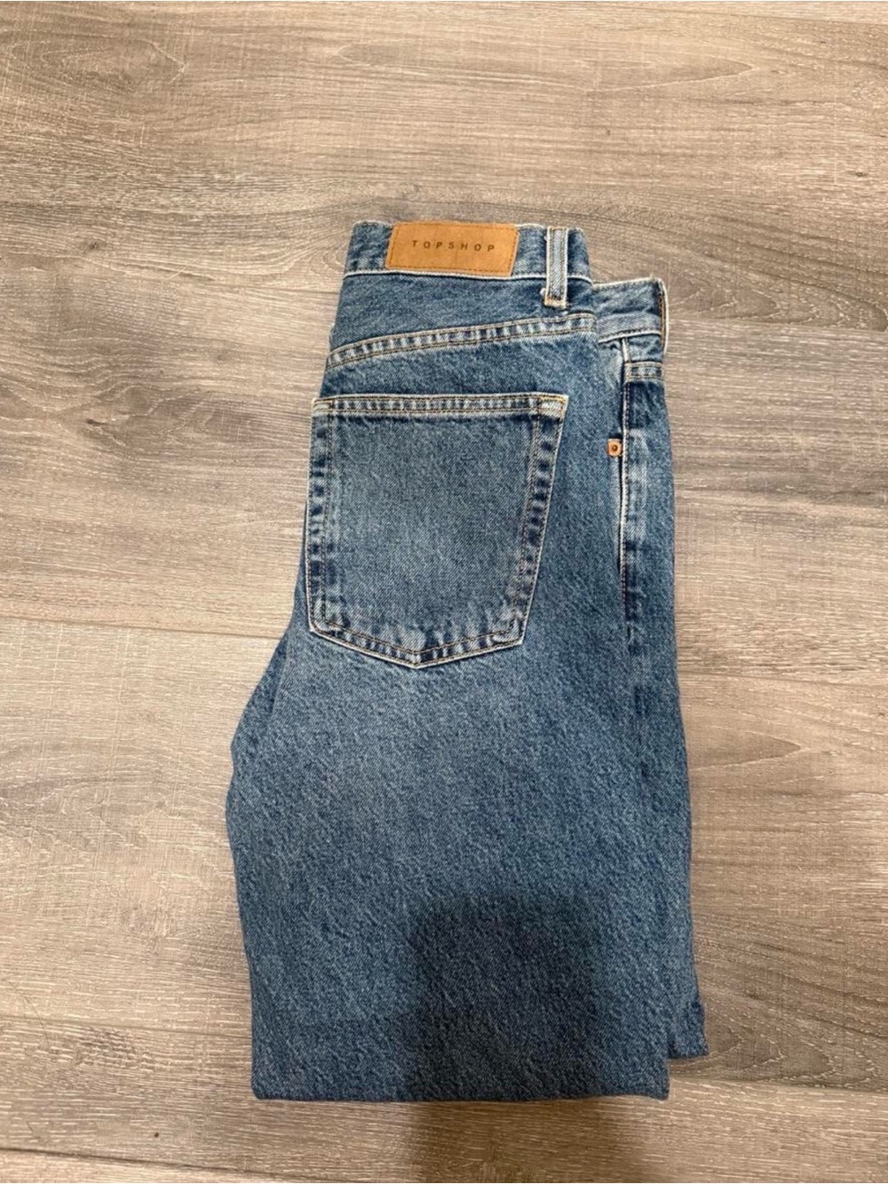 Topshop Classic Blue Denim Jeans